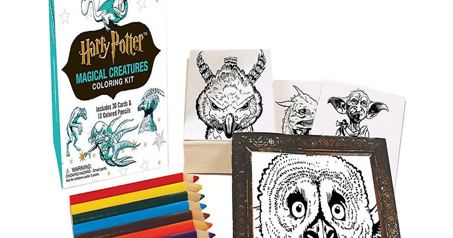 Anyimage: Harry Potter Magical Creatures Coloring Kit