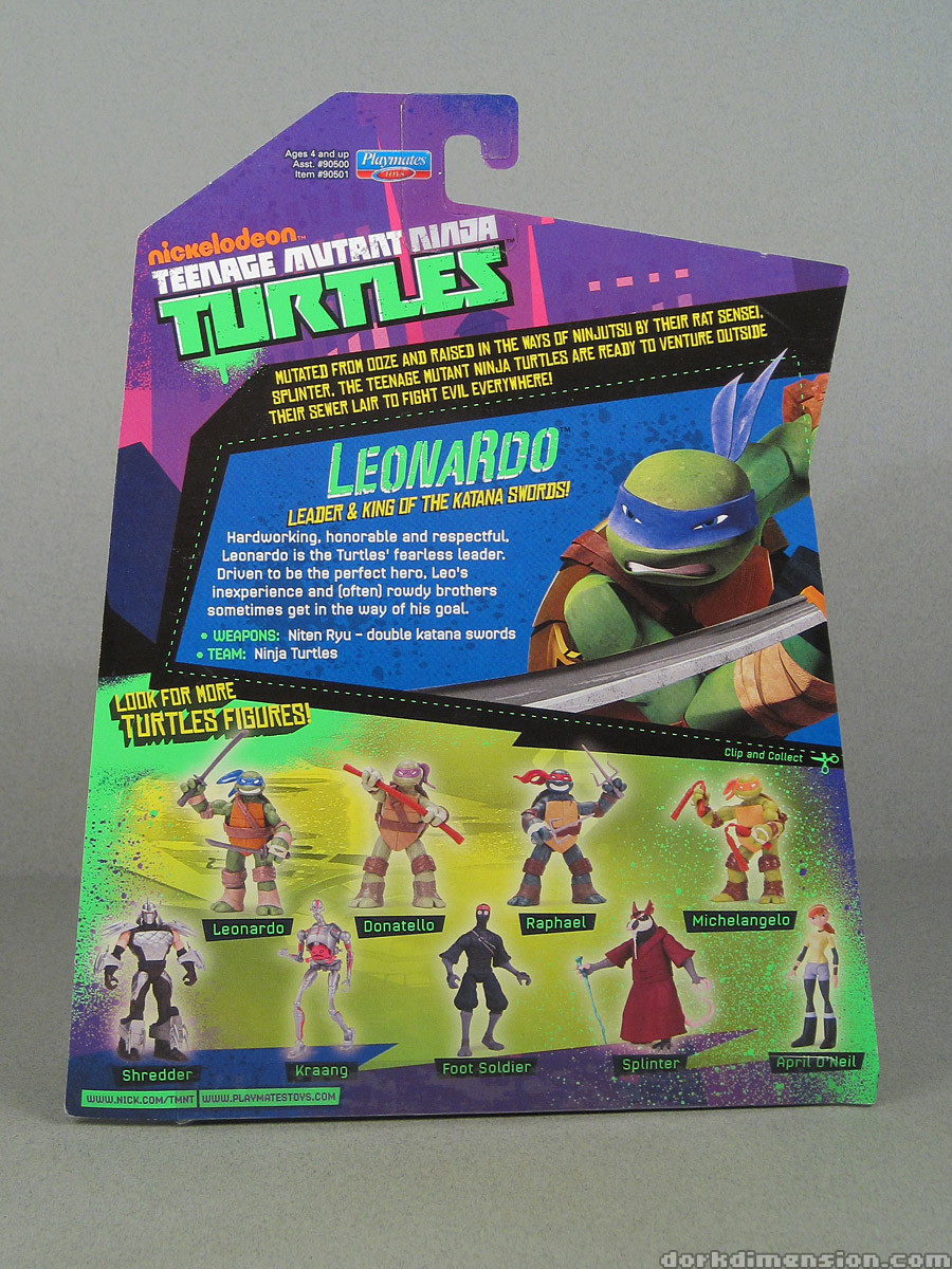 Dork Dimension: Toy Review: Teenage Mutant Ninja Turtles 2012 (Playmates)