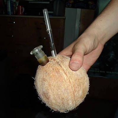 Coconut Homemade Bong