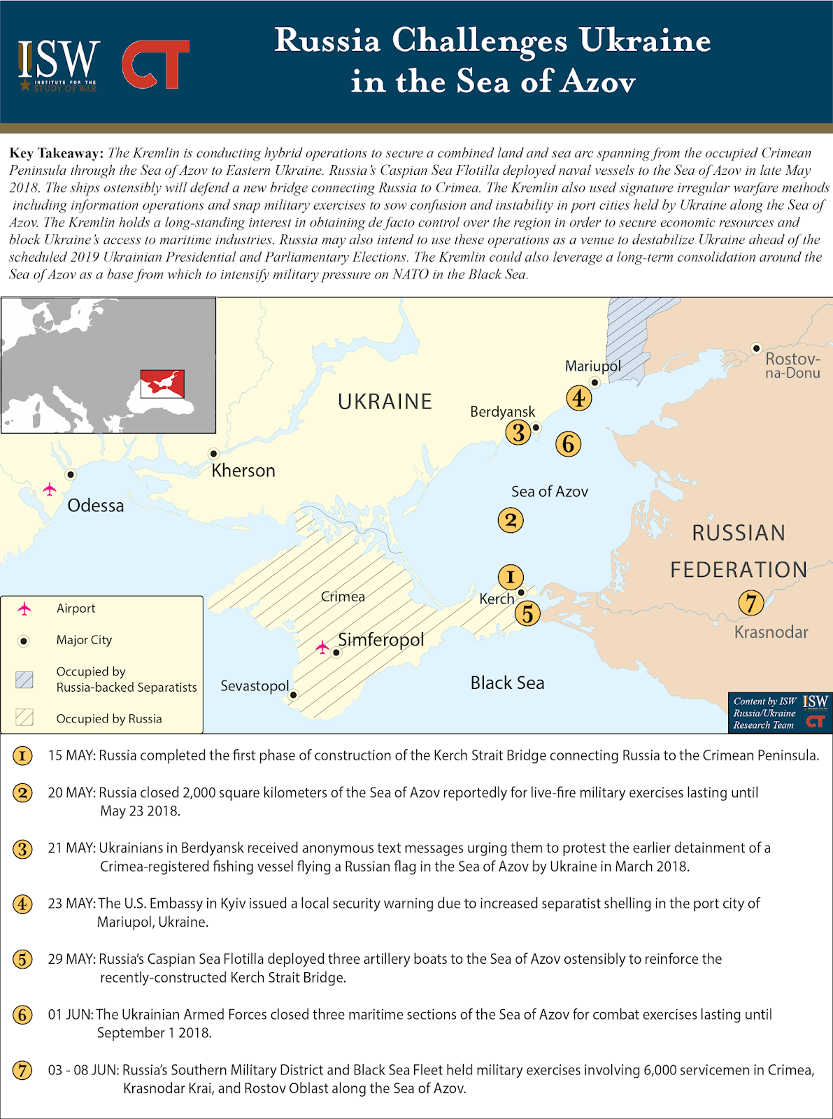 the kremlin could also leverage a long term consolidation around the sea of azov as a base from which to intensify military pressure on nato in the black the kremlin could also leverage a long term consolidation around the sea of azov as a base from which to intensify military pressure on nato in the black