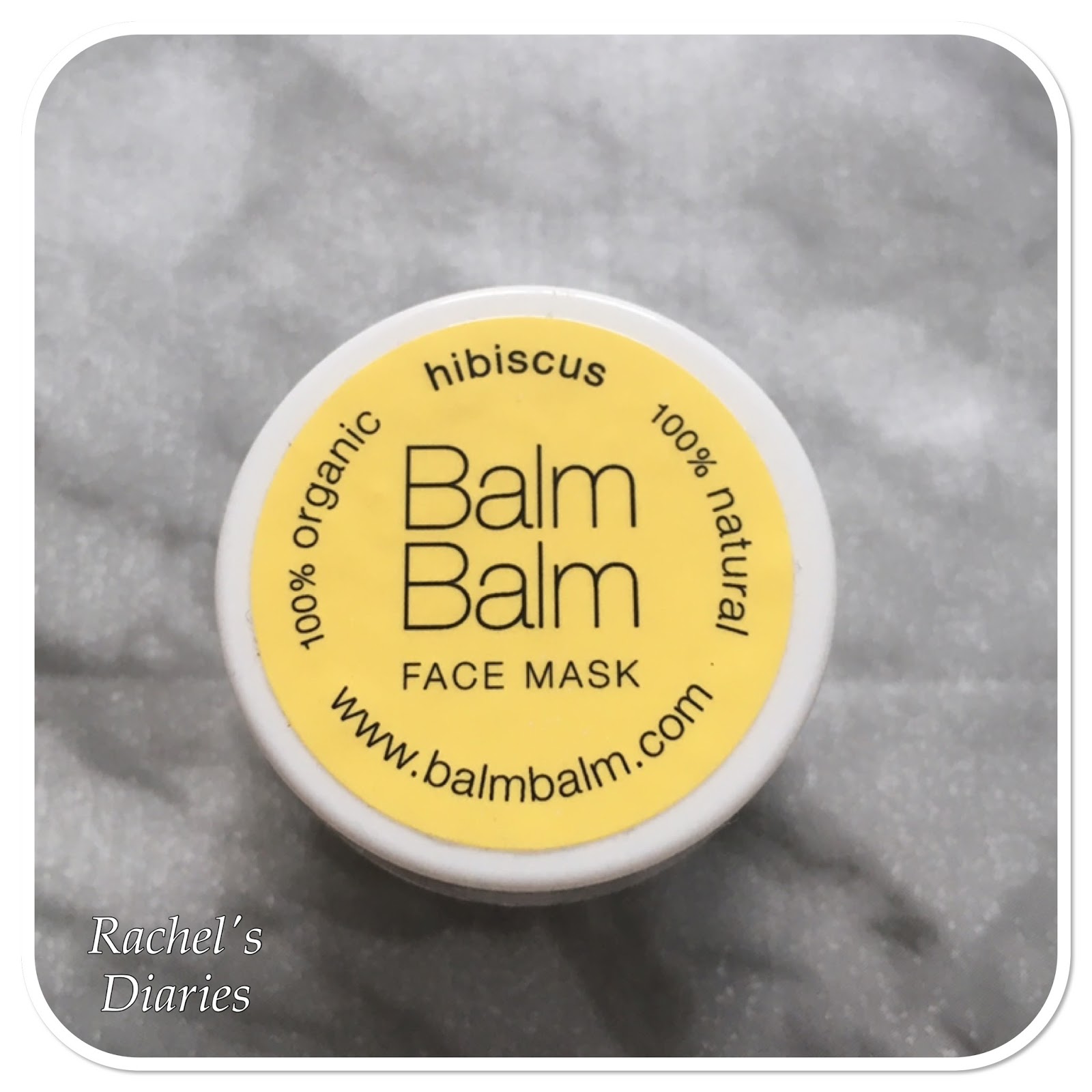 Rachel's Diaries Sample Sunday Balm Balm Hibiscus Face Mask