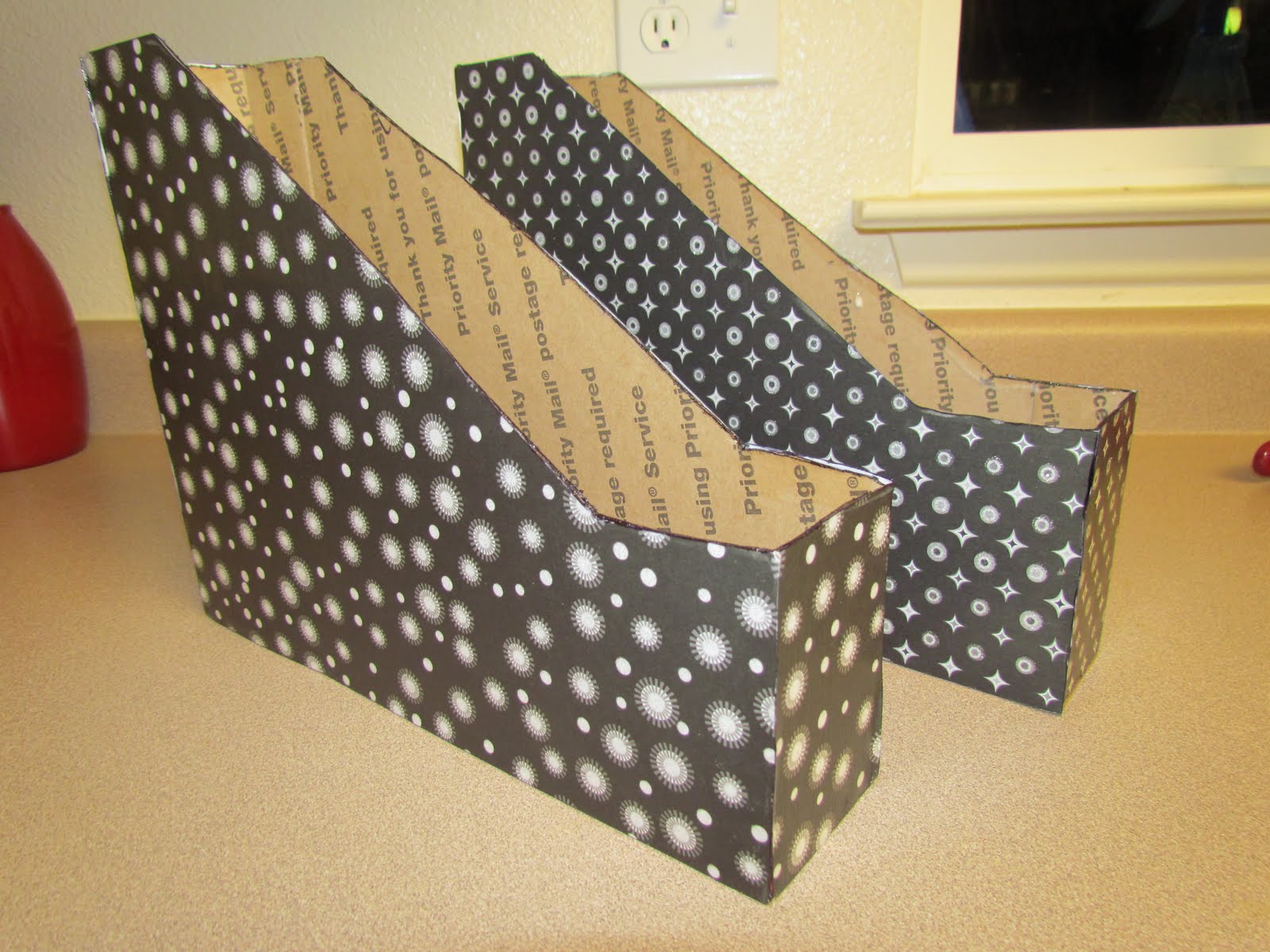 Heather's world as it is and changes DIY Magazine Holders