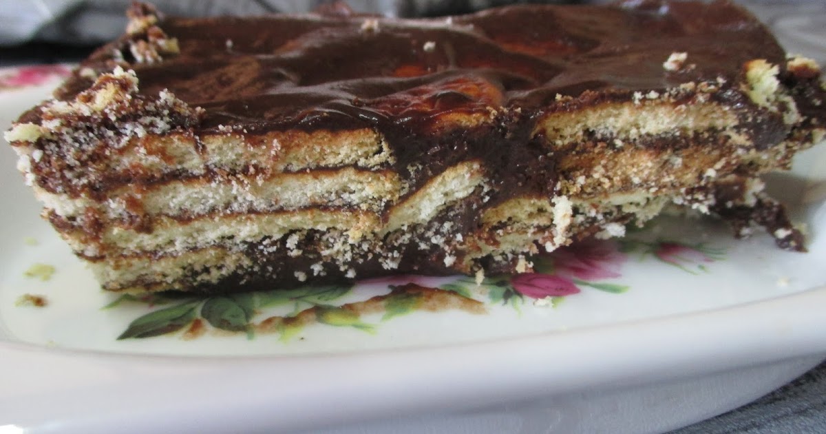 Resepi Kek Batik Menggunakan Biskut Marie Munchy's  Azwar 