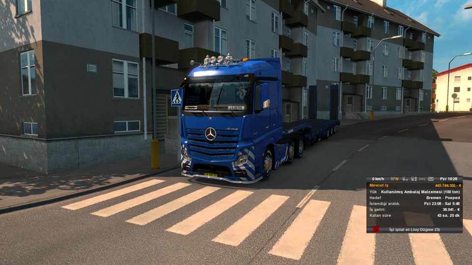 ETS 2 100 Ton Yüksüz LowBed Dorse Modu Euro Truck Simulator 2