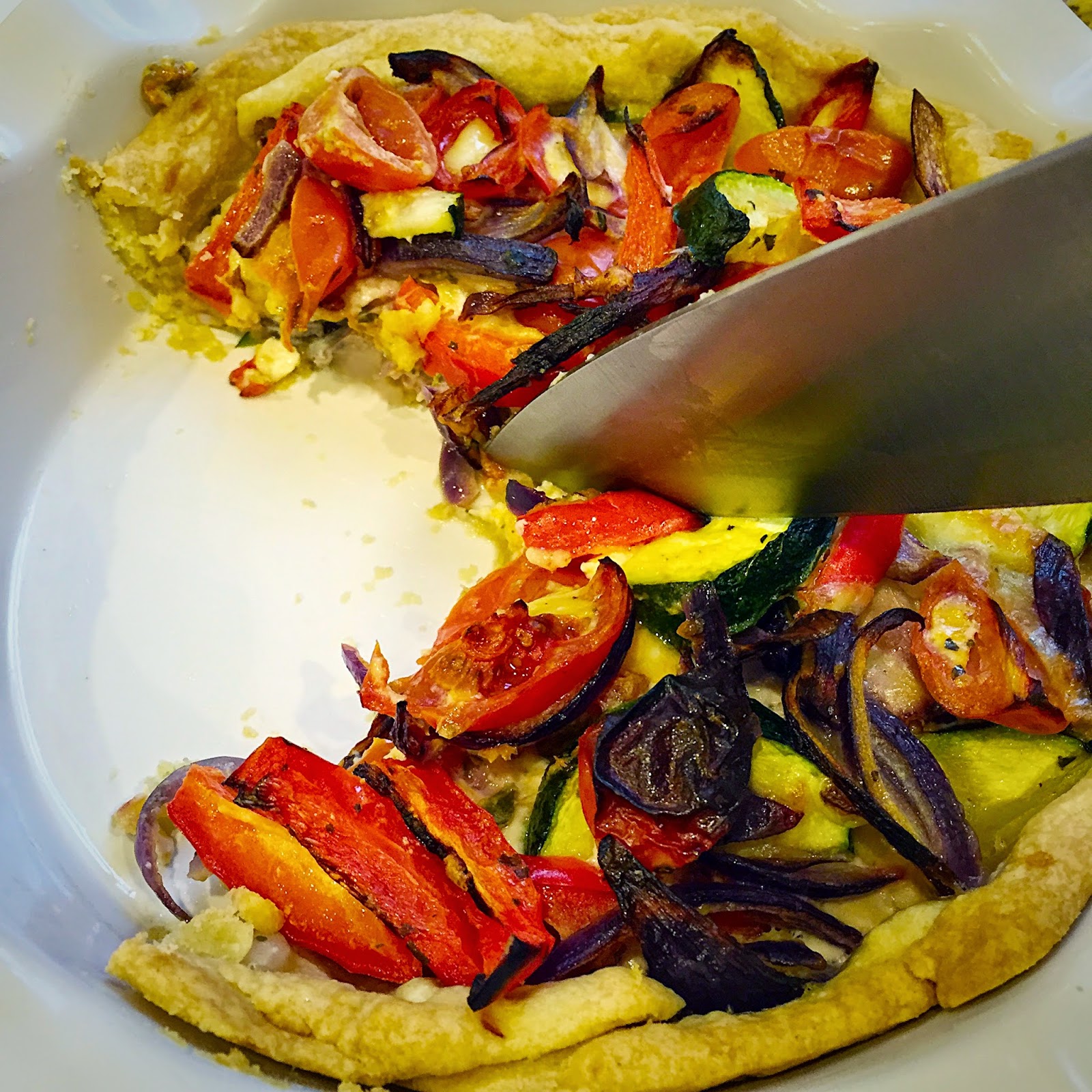 Roasted Mediterranean Vegetable Tart Recipe Eat.Love.Live
