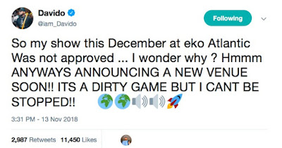 Eko Atlantic Releases Statement On Allegations By Davido: Singer Reacts Eko Atlantic Releases Statement On Allegations By Davido: Singer Reacts