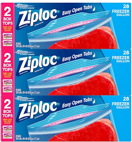 costco ziploc gallon