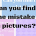 Find the Mistake: Picture Puzzles with Answers