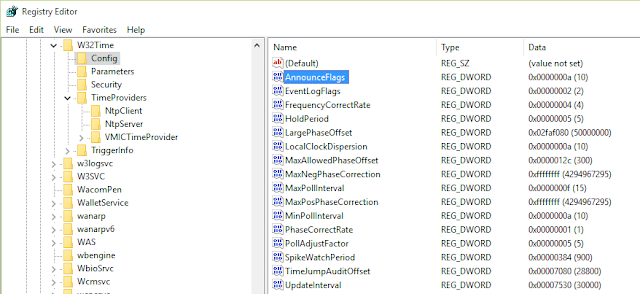 AnnounceFlags value must be 10 AnnounceFlags