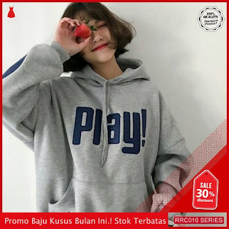 RRC010S39 Sweater Terbaru Hodie Play Elbow Wanita Terbaru BMGShop