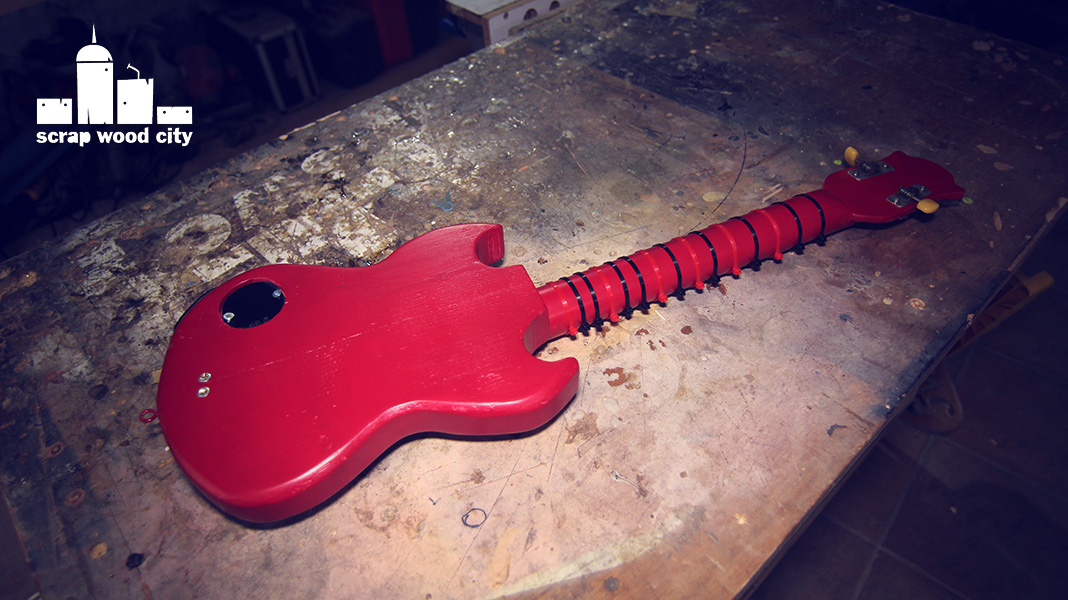 scrap wood city How to make an experimental mini electric guitar