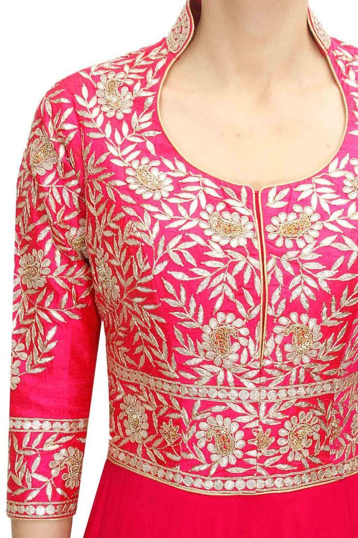 gown back neck pattern