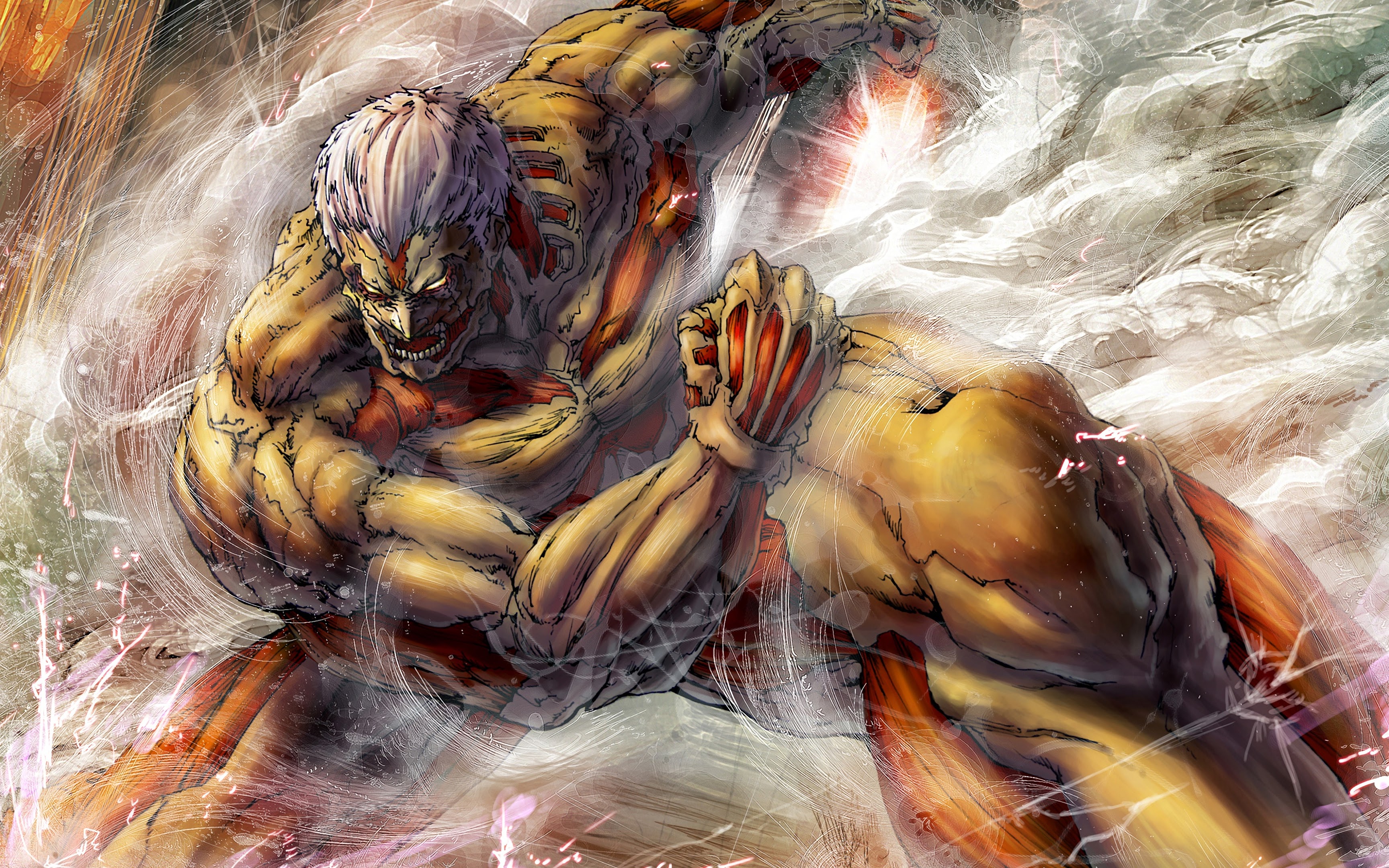 Armored Titan, Attack on Titan, 4K, #167 Wallpaper PC Desktop