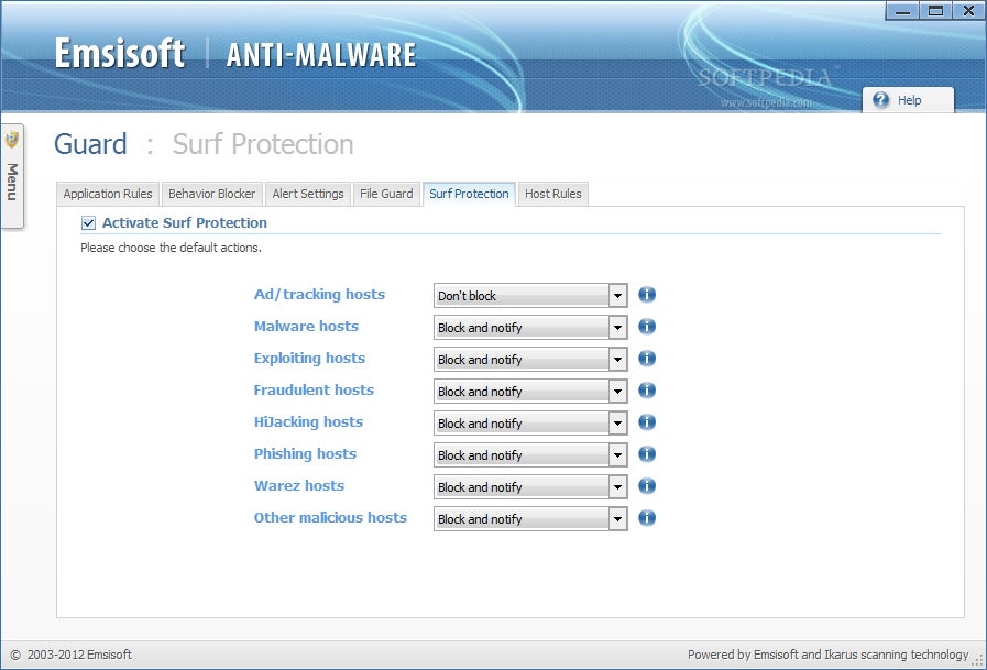 Host malware. Emsisoft Anti-Malware отличие от двеб.