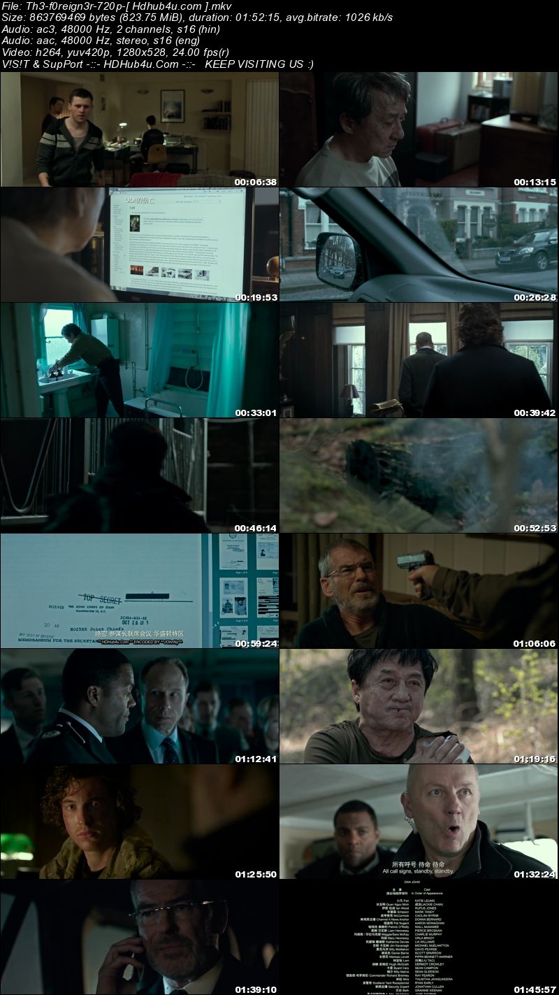 The Foreigner 2017 Hindi Dual Audio 480p HC HDRip Esubs 350MB Download
