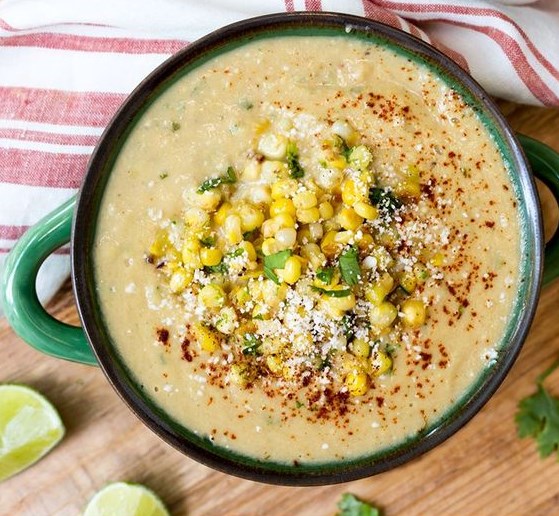 MEXICAN STREET CORN SOUP #Soup #Lunch MEXICAN STREET CORN SOUP #Soup #Lunch