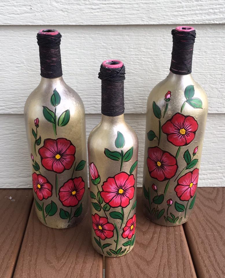 ಅನರ್ಘ್ಯ Glass Bottle Art [DIY]