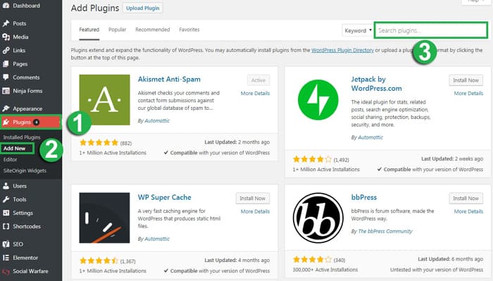 wordpress plugins tutorial - How to install plugin in Hindi Find the wordpress plugin