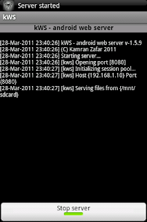 best local web server for android phone