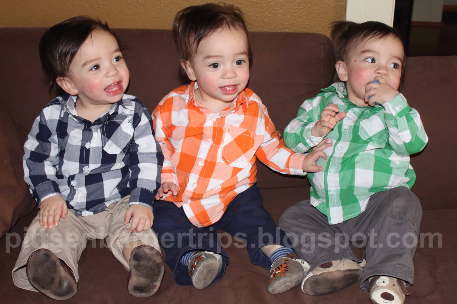 PITTS TRIP'S the Pittsenbarger identical triplets saga 2 yrs and 3 mo!