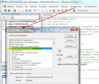VBA: Rellenando un formulario web HTML desde Excel.