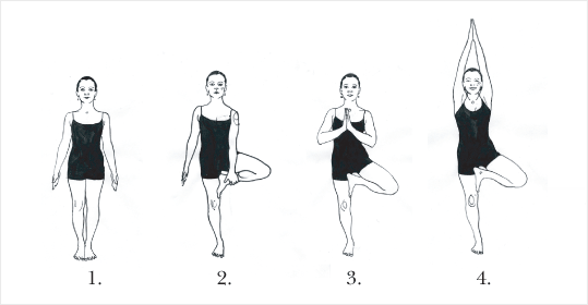 Vrksasana - Simple Yoga Workout for Body Slimming Vrksasana - Simple Yoga Workout for Body Slimming