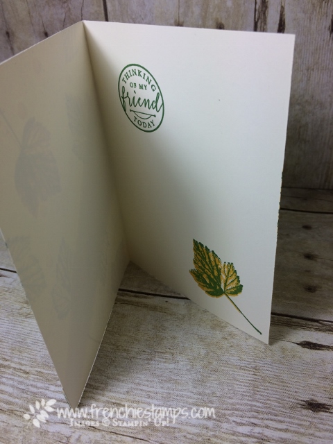 Recessed Panel Card, Painted Autumn designer paper,