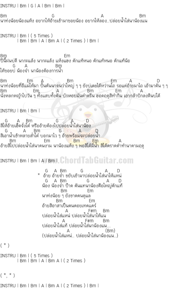 คอร์ดเพลง เพลงใหม่ 2016