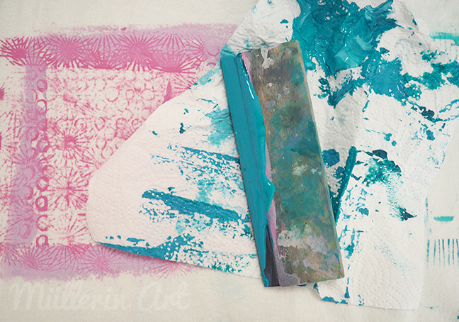 Siebdruck, Stoffdruck, lalala patchwork ©muellerinart Siebdruck, Stoffdruck, lalala patchwork ©muellerinart