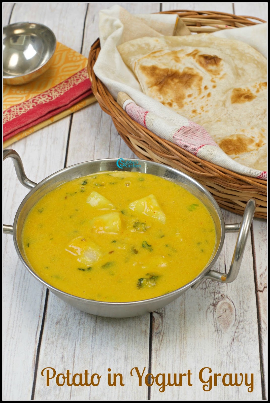 PotatoCurd Gravy Recipe Potato in Yogurt Gravy Recipe Subbus Kitchen