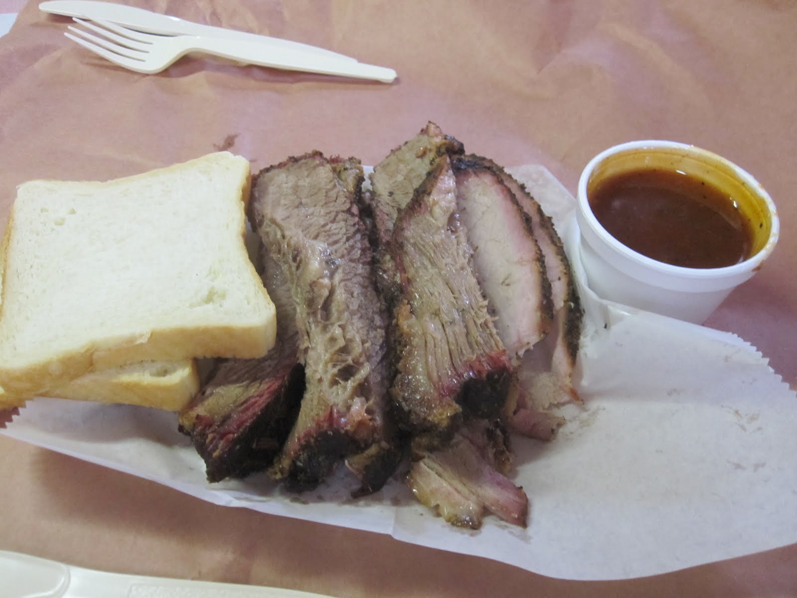 Man Up Tales of Texas BBQ™ Stop 2 on our BBQ bus City Meat Market