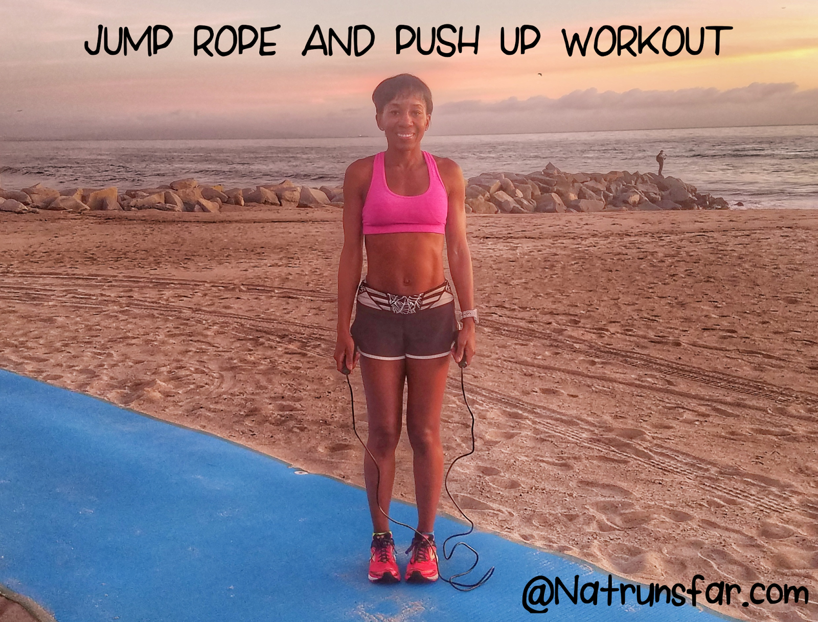 Natrunsfar Jump Rope and Push Up Workout