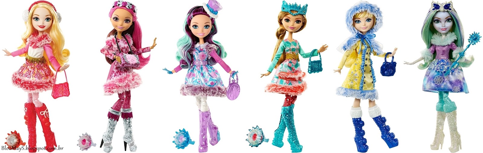 Boneca Ever After High Feitiço de Inverno Crystal Winter Mattel