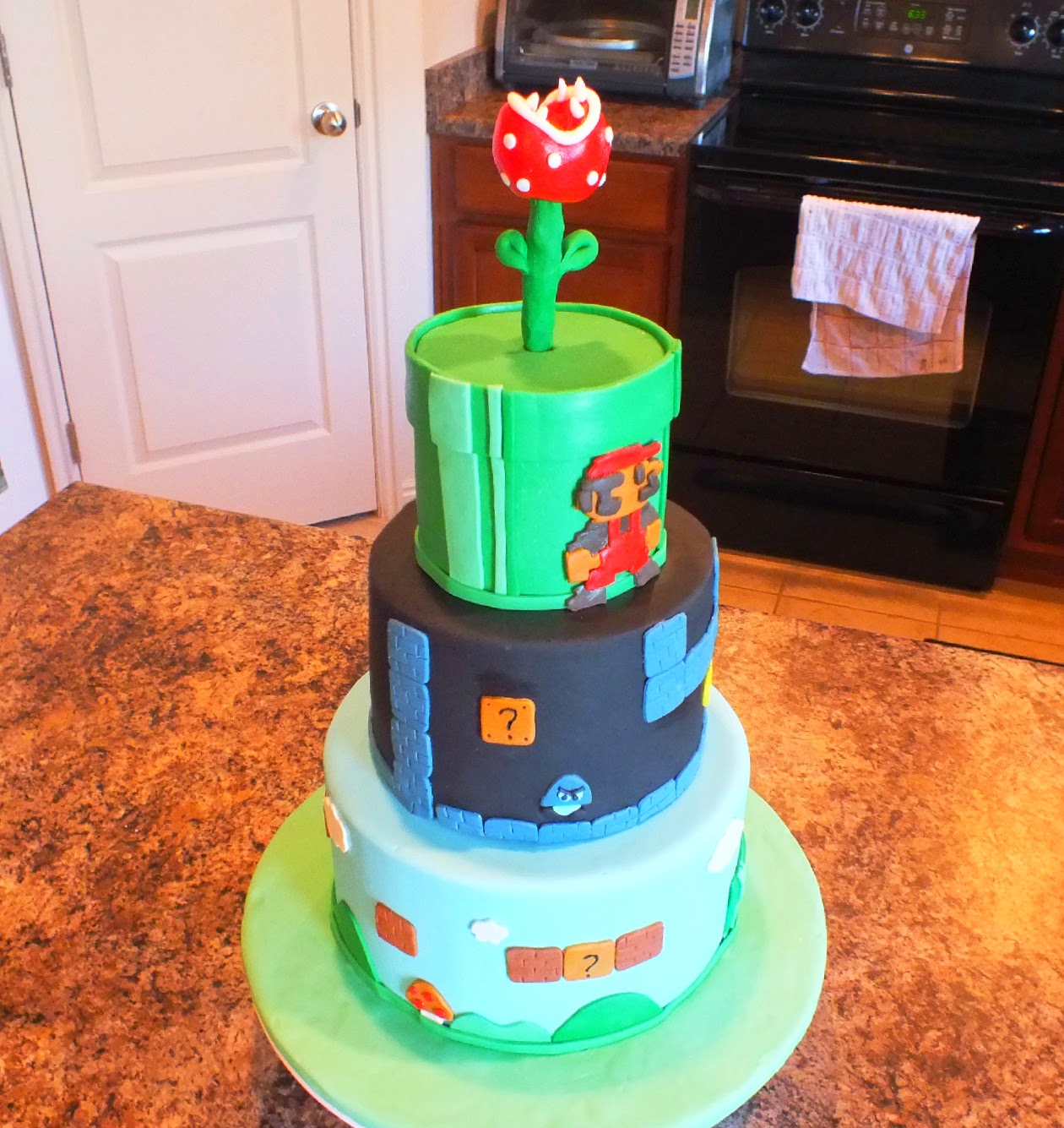 Sweet Bottom Cakes: Super Mario Brothers Birthday Cake