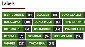Memasang Widget Label Blogspot Keren