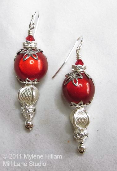 Christmas Ornament earrings
