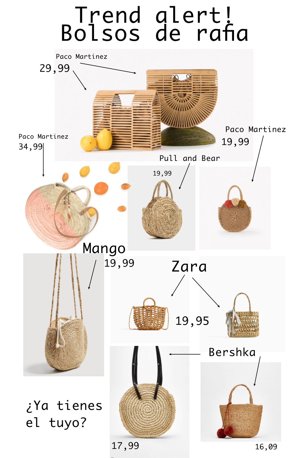 ALERT! BOLSOS RAFIA - are the one