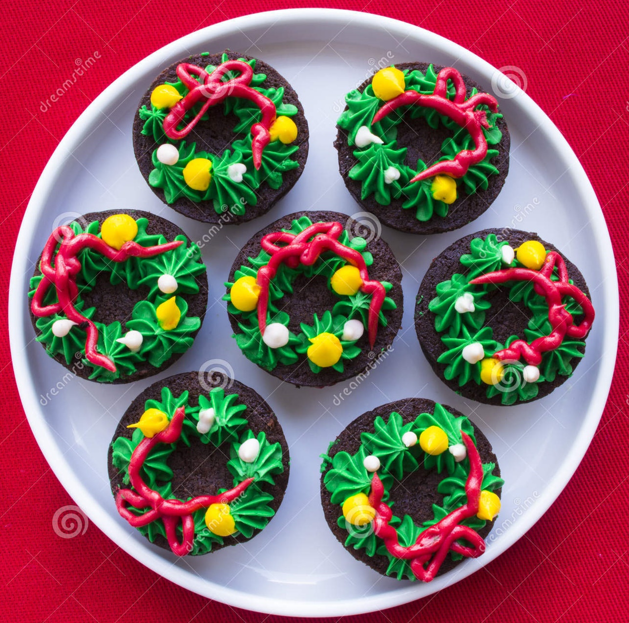 8 ideias de decoração para brownies natalinos - Amando Cozinhar