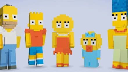 D’oh yeah!  The Simpsons Intro und  interaktive Stadttour in Minecraft | 2 Videos