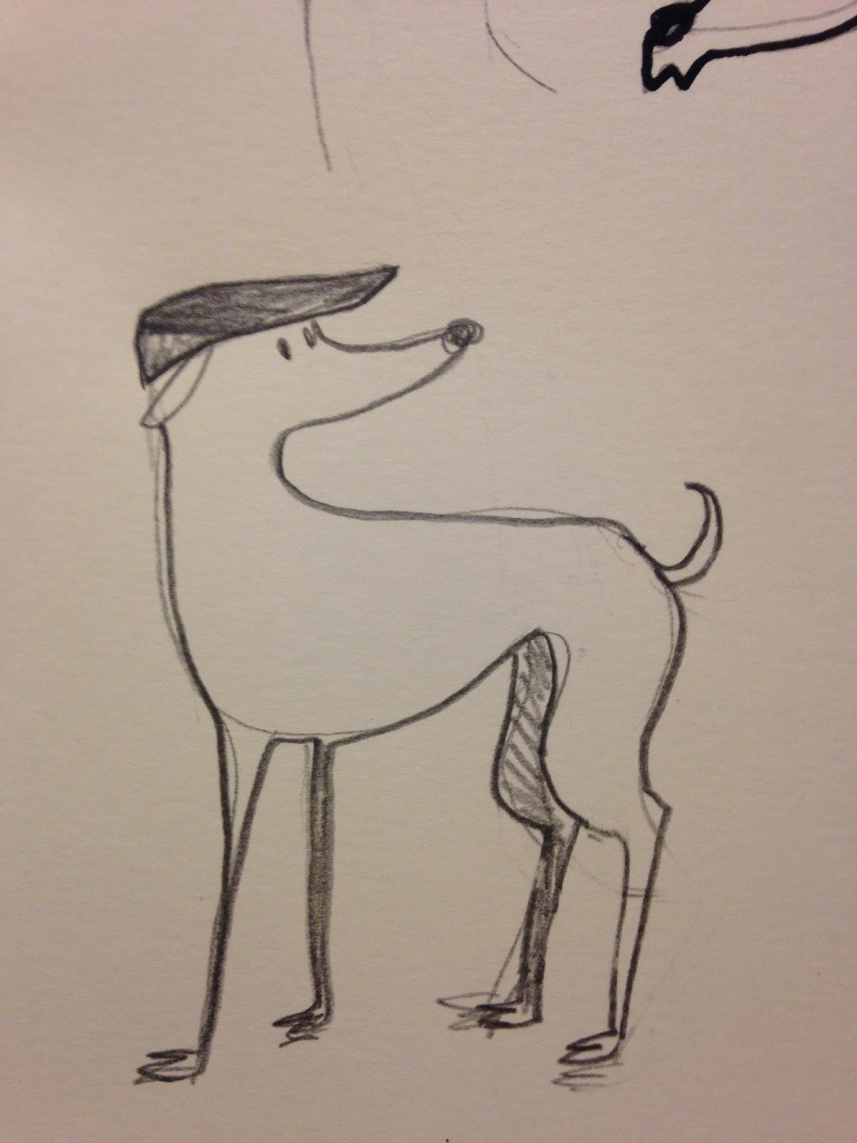 Creative Fox Flat Cap and Whippet Logo