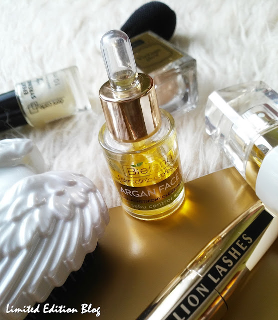 Bielenda ARGAN FACE OIL + sebu control complex / pielęgnacja cery olejkiem arganowym