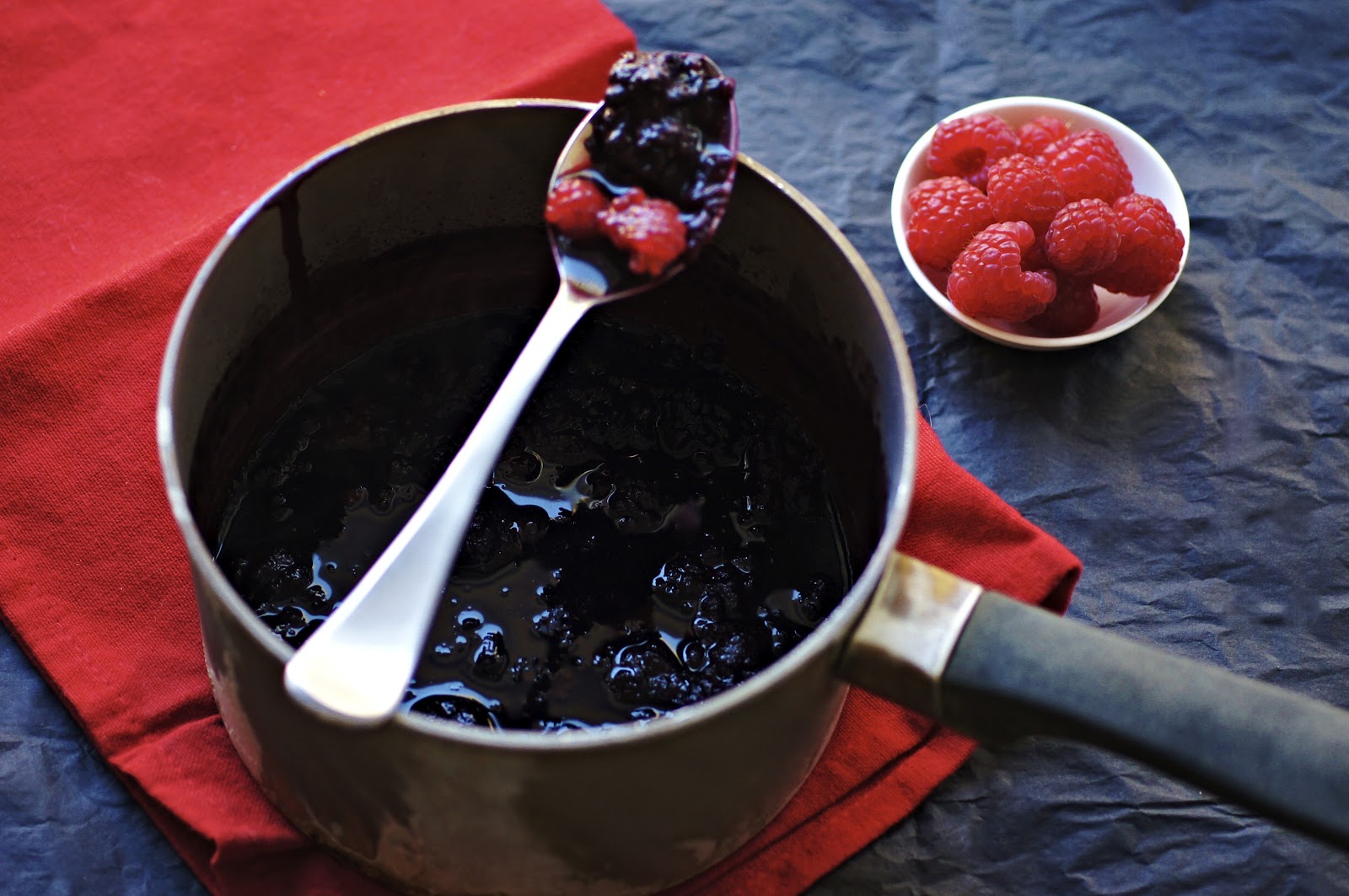The Other Crumb Sticky berry meringues with brown sugar creme fraiche