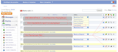 how to report a non paying buyer on ebay