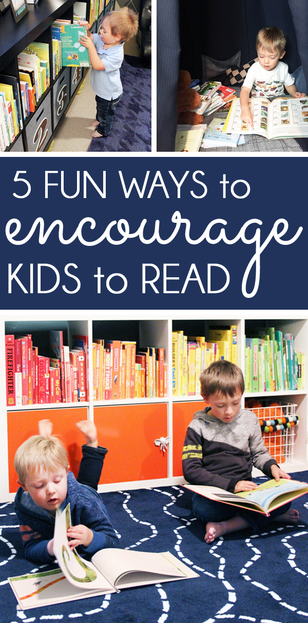 Fun Ways to Encourage Kids to Read | Blue i Style - Creating an ...