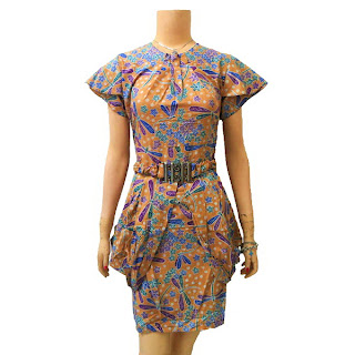 Dress Batik Motif Capung