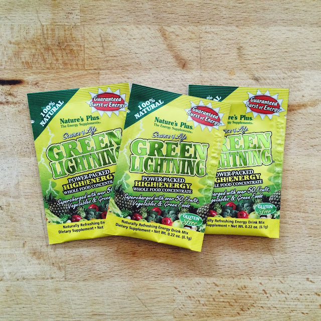 Nature's Plus Green Lightning energy drink mix review.