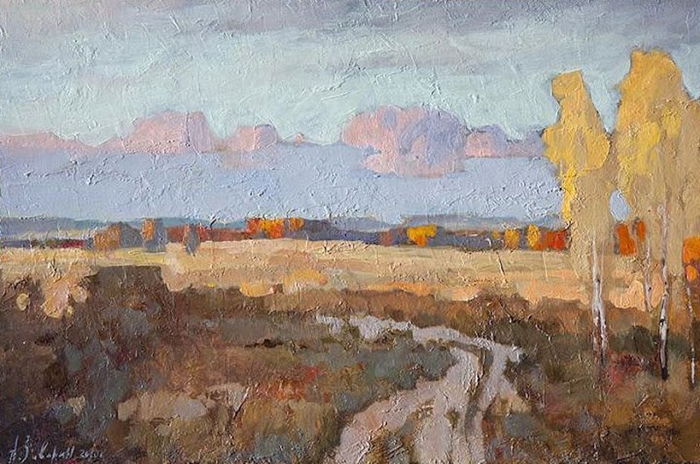 Alexander Zavarin 1954 | Belarusian Landscape painter