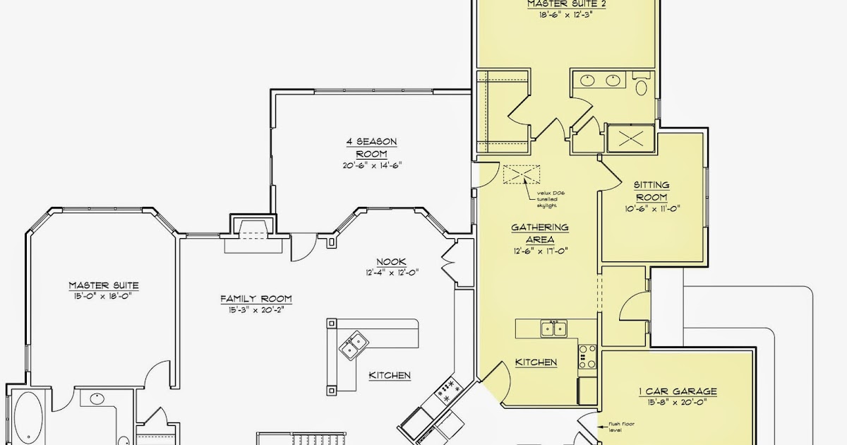House Plans With Separate Inlaw Apartment, House Plans With Breezeway And In Law Suites