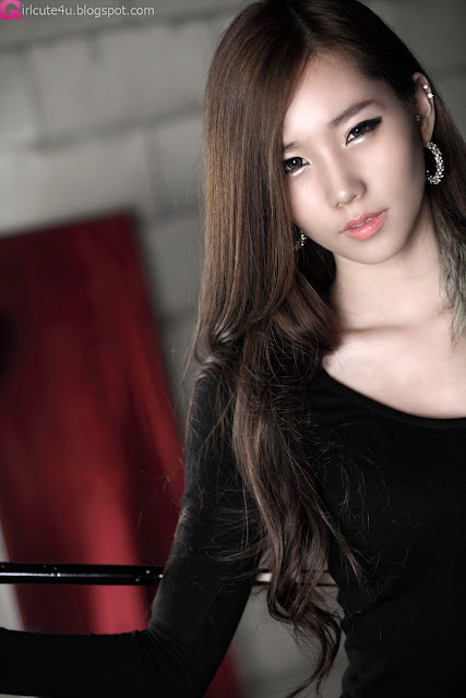 Lee Ji Min In Black Maxi ~ Cute Girl Asian Girl Korean Girl Japanese Girl Chinese Girl