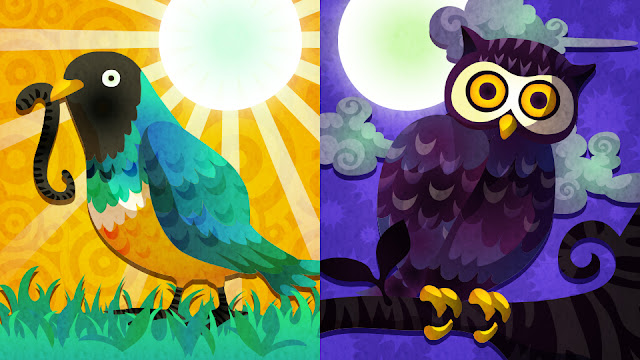 Early Bird vs. Night Owl Early Bird Night Owl Splatoon Splatfest North America